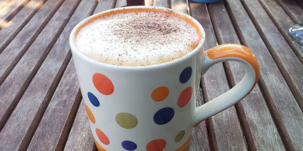 Pour coffee in mug