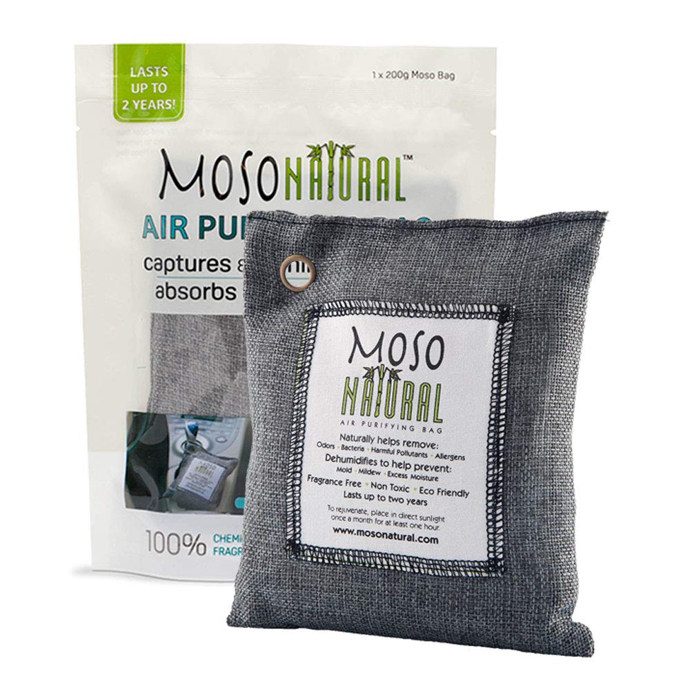 MOSO NATURAL Air Purifying Bag. Bamboo Charcoal Air Freshener
