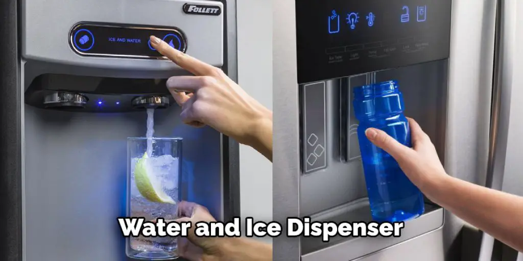 Water and Ice Dispenser