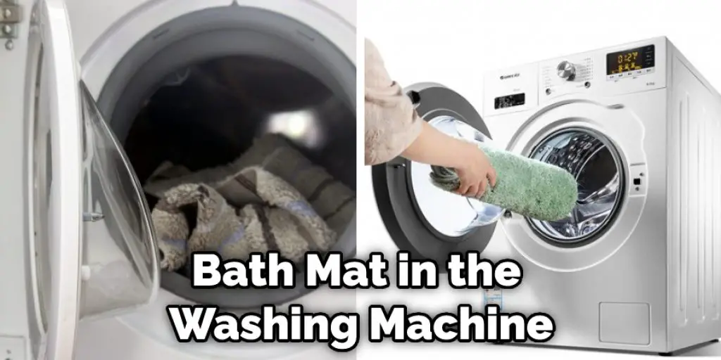 Bath Mat in the Washing Machine