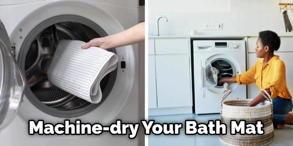 Machine-dry Your Bath Mat