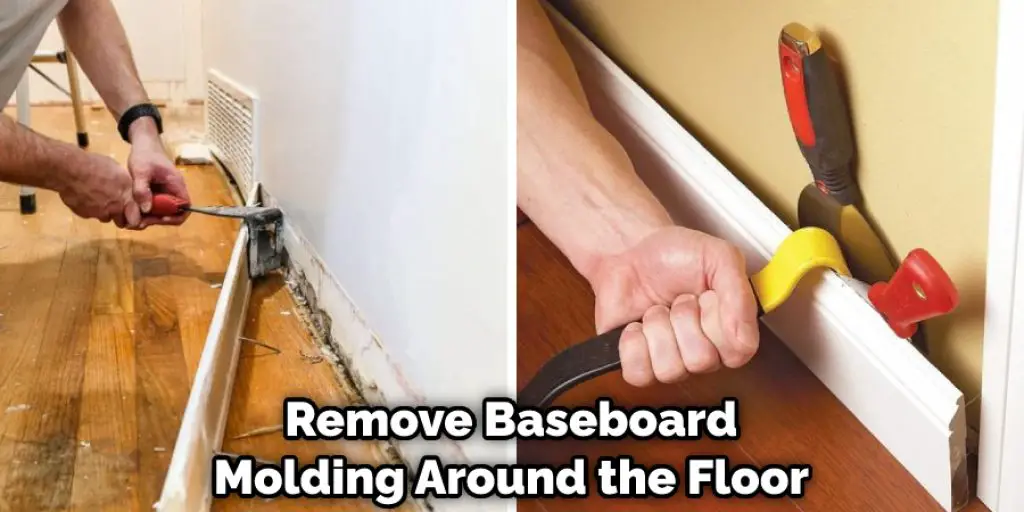 Remove Baseboard Molding Around the Floor