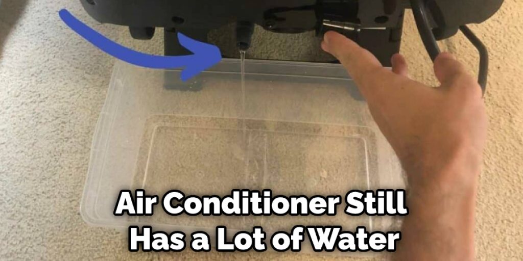 Air Conditioner Still Has a Lot of Water