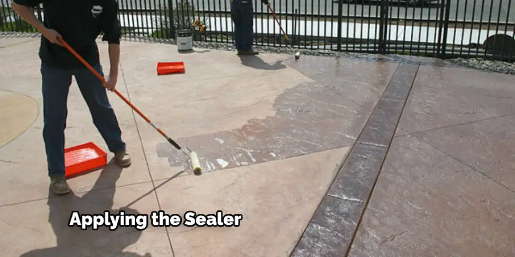 Applying the Sealer