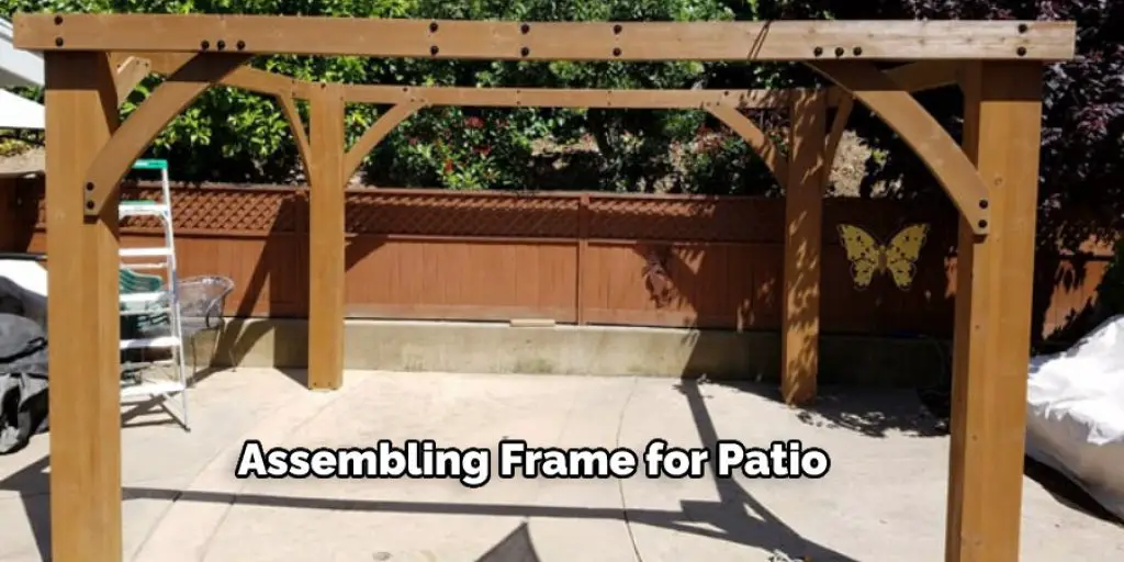 Assembling Frame for Patio