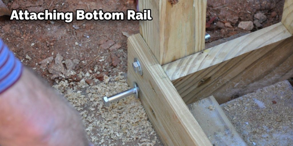 Attaching Bottom Rail