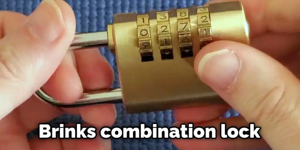 Brinks combination lock