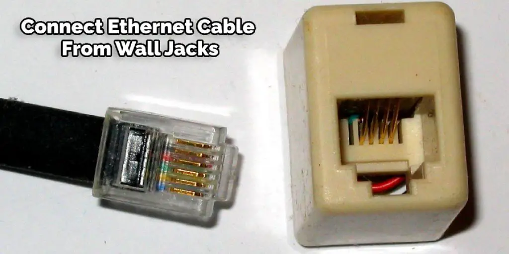 Connect Ethernet Cable From Wall Jacks