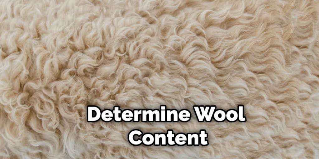 Determine Wool Content