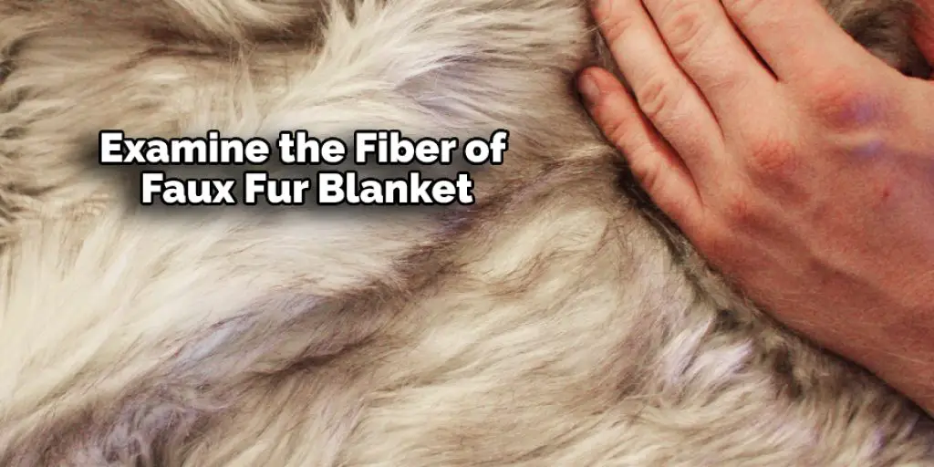 Examine the Fiber of Faux Fur Blanket