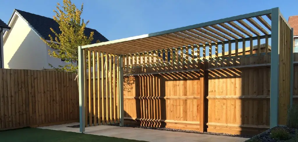 How to Anchor a Pergola to the Ground