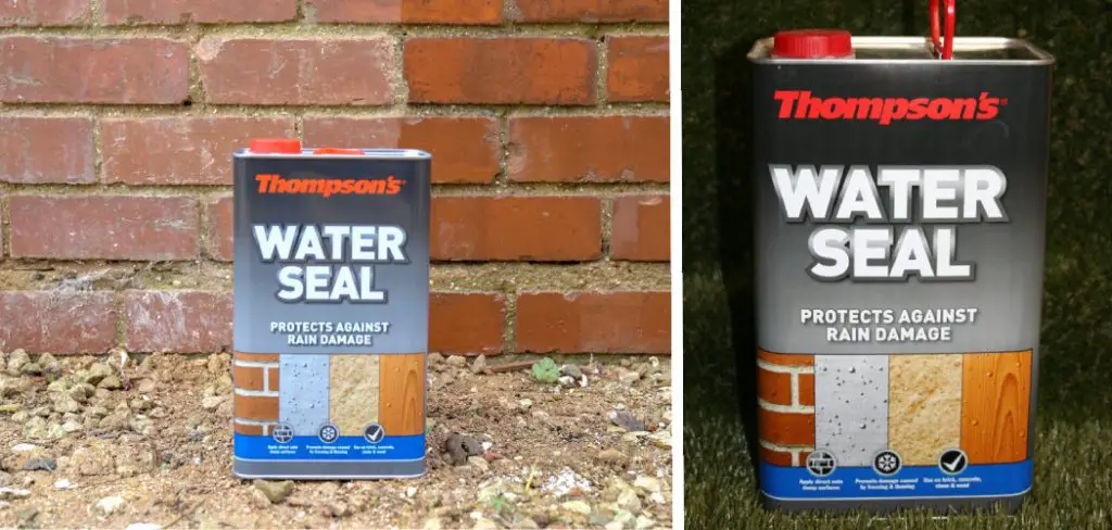 How to Apply Thompson's Water Seal to Brick