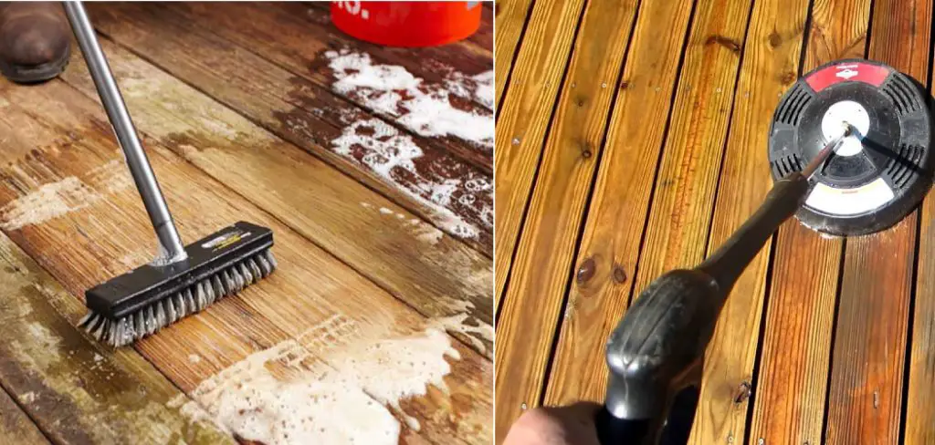 How to Clean a Wood Deck Without a Pressure Washer
