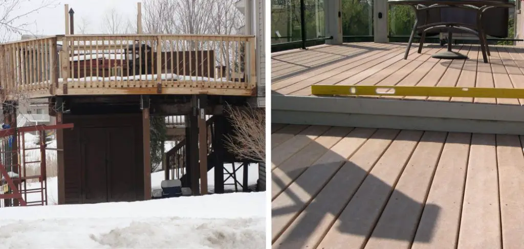 How to Fix a Heaved Deck Post
