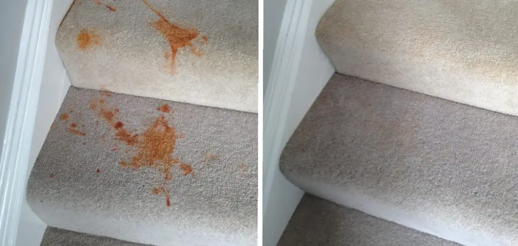 How to Get Sweet and Sour Sauce Out of Carpet