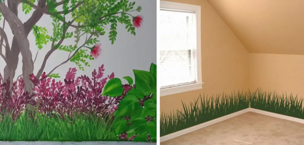 How to Paint Grass on Wall