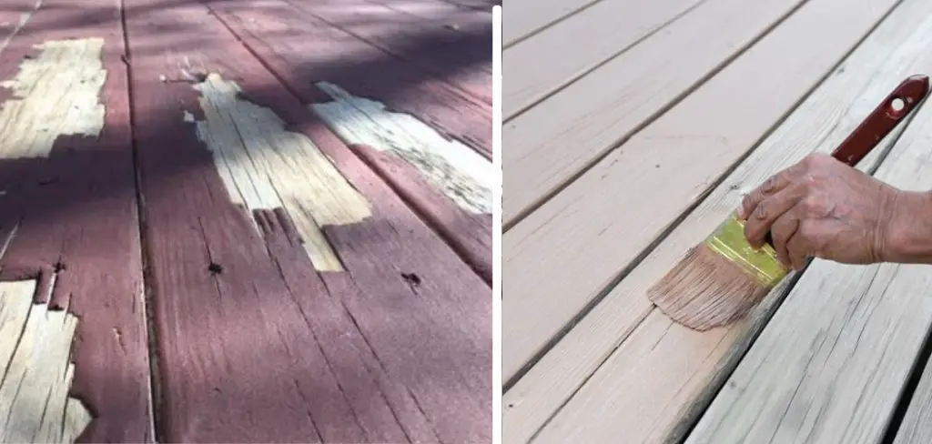 How to Paint a Deck With Peeling Paint