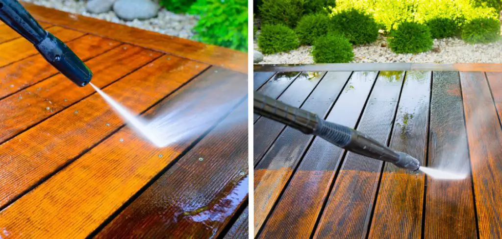 How to Remove Pressure Washer Marks From Deck