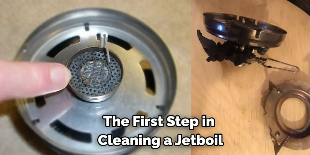 The First Step in Cleaning a Jetboil