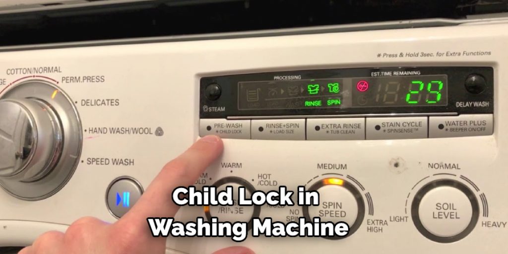 Child Lock in  Washing Machine