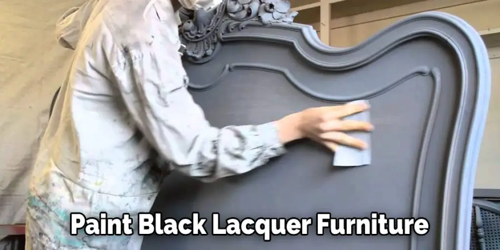 Paint Black Lacquer Furniture