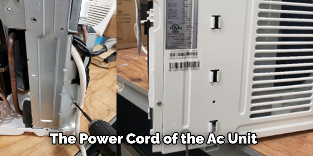 The Power Cord of the Ac Unit