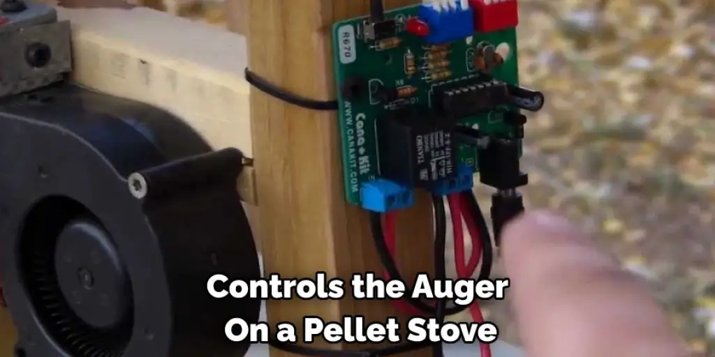 Controls the Auger  On a Pellet Stove