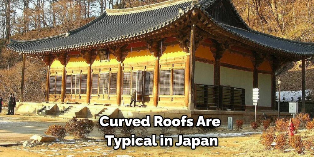 Curved Roofs Are Typical in Japan