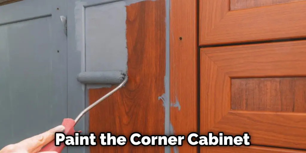 Paint the Corner Cabinet