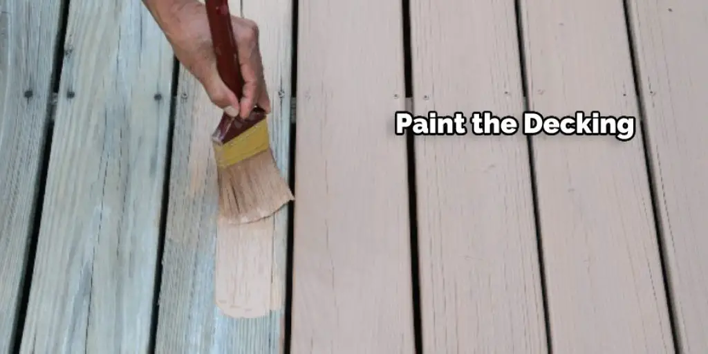 Paint the Decking