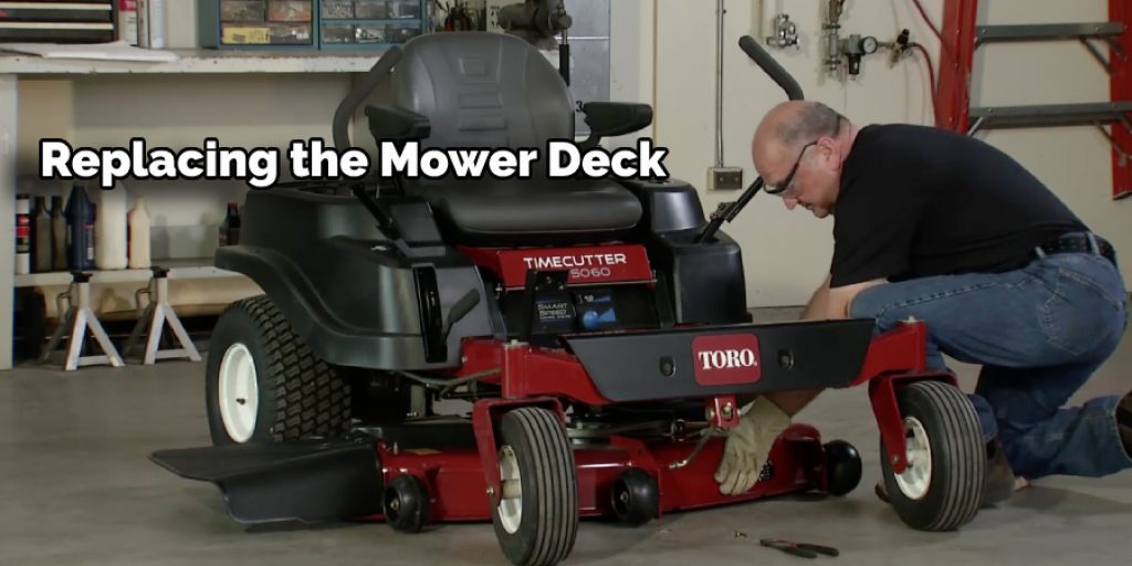 Replacing the Mower Deck