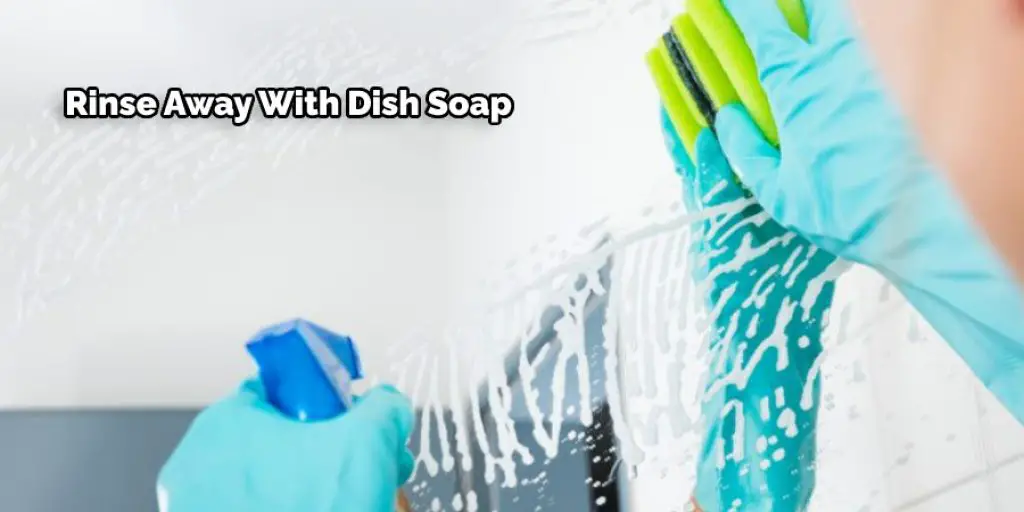 Rinse Away With Dish Soap