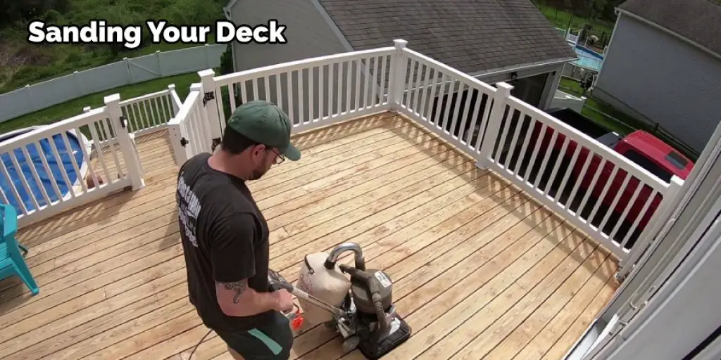 Sanding Your Deck