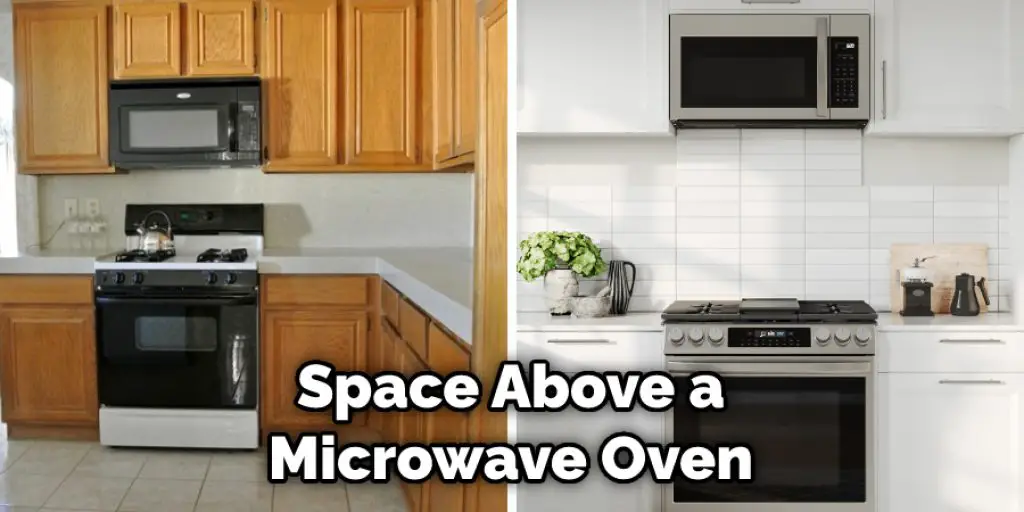 Space Above a Microwave Oven