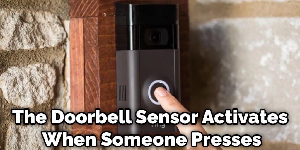 The Doorbell Sensor Activates When Someone Presses