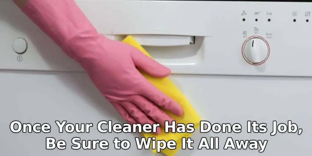 Wipe Away Chemicals and Residue