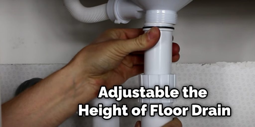 Adjustable the Height of Floor Drain