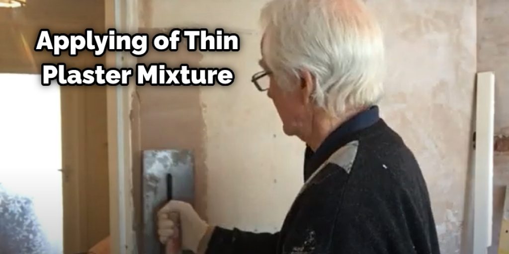 Applying of Thin Plaster Mixture