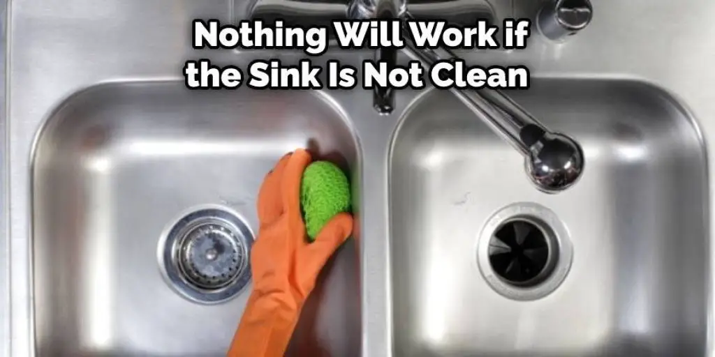 At First Clean sink