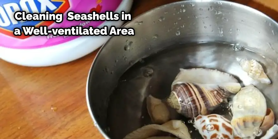 Cleaning Seashells in a Well-ventilated Area