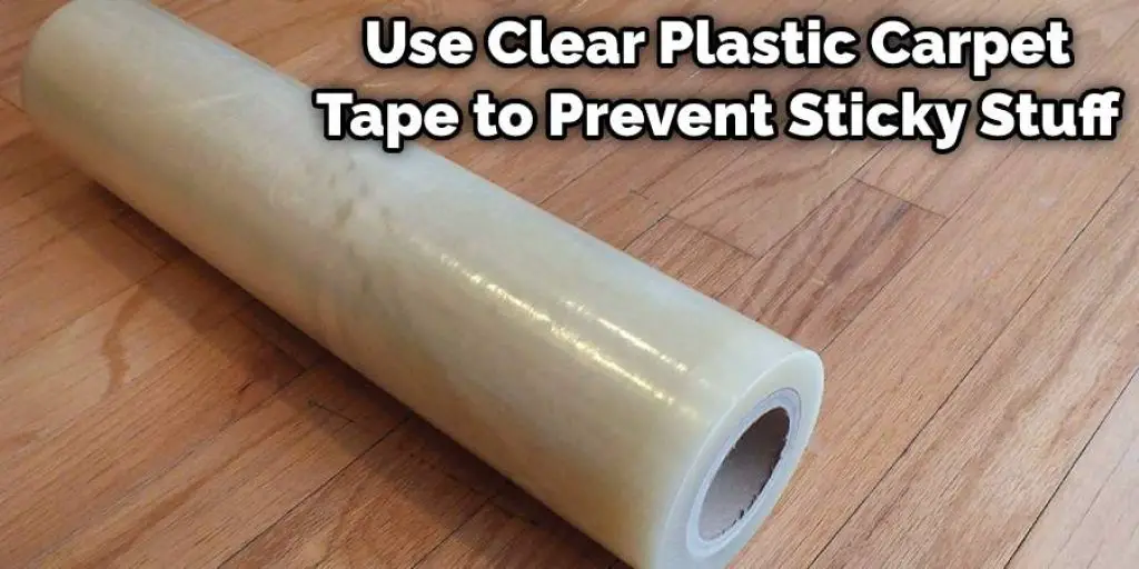 clear plastic carpet tape