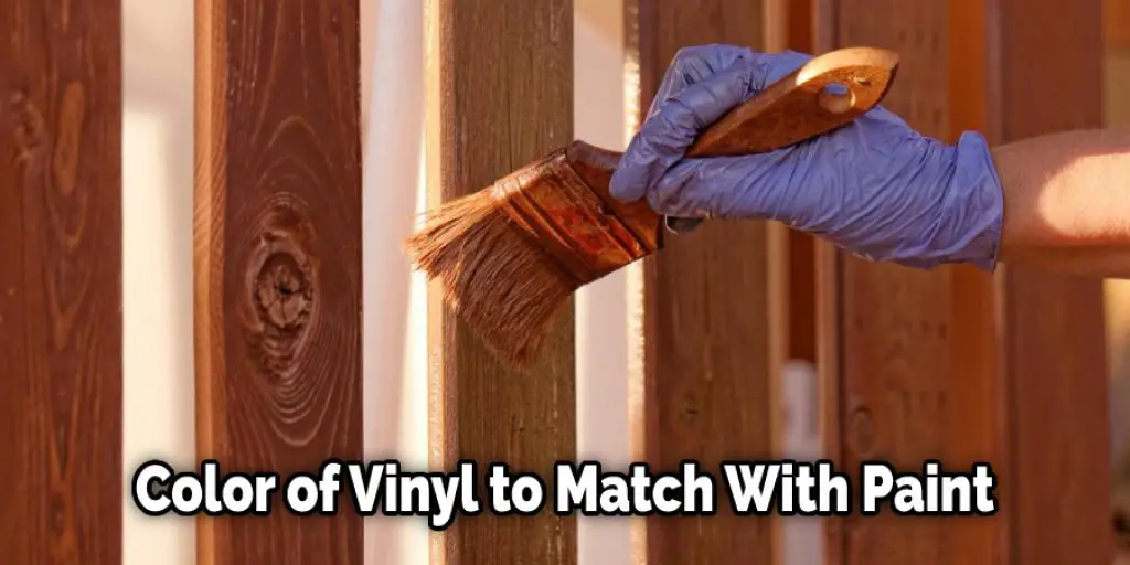 Color of Vinyl to Match With Paint