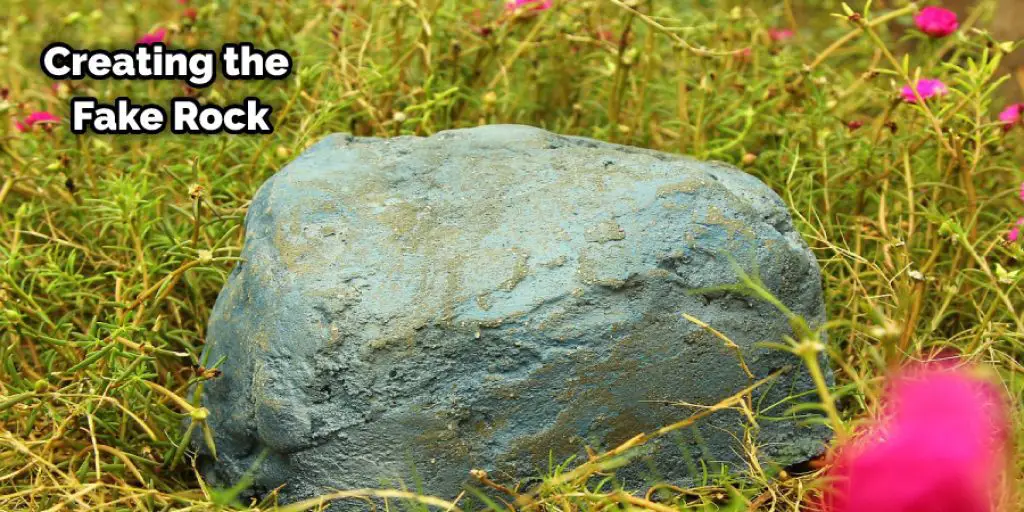 Creating the Fake Rock