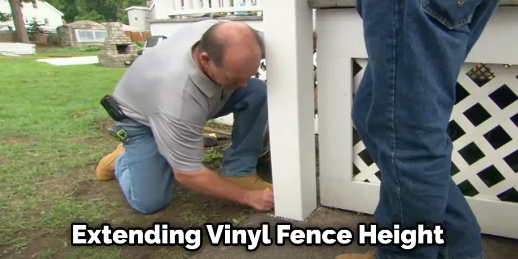 Extending Vinyl Fence Height