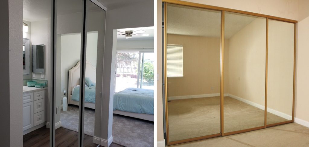 How to Cover Mirrored Closet Doors in an Apartment
