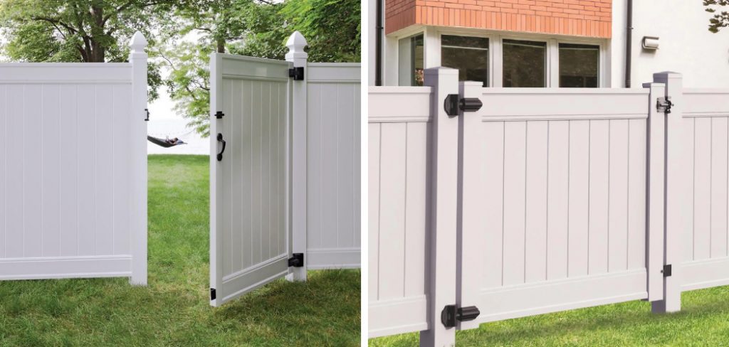 How to Fix a Sagging Vinyl Fence Gate
