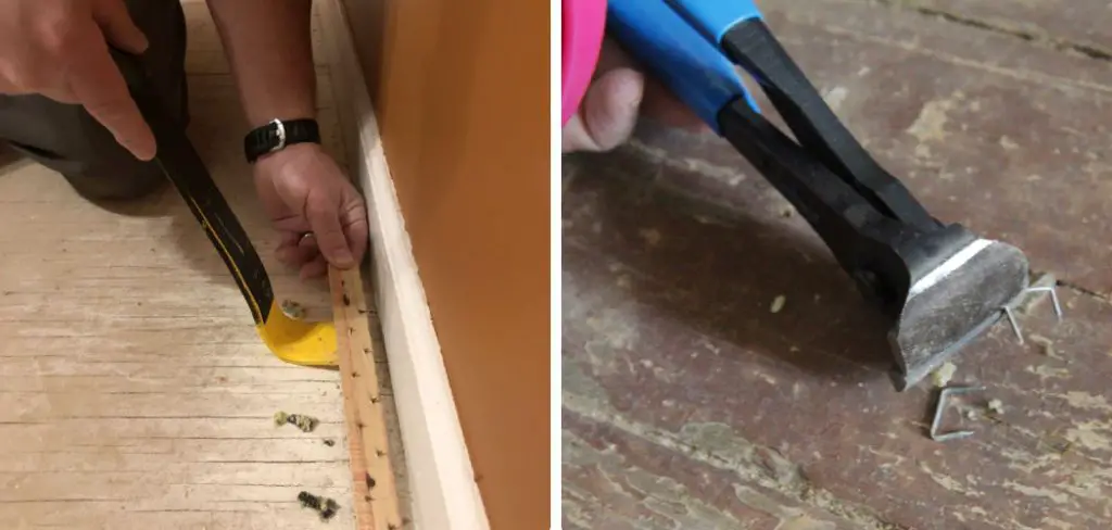 How to Remove Carpet Tack Strips and Staples