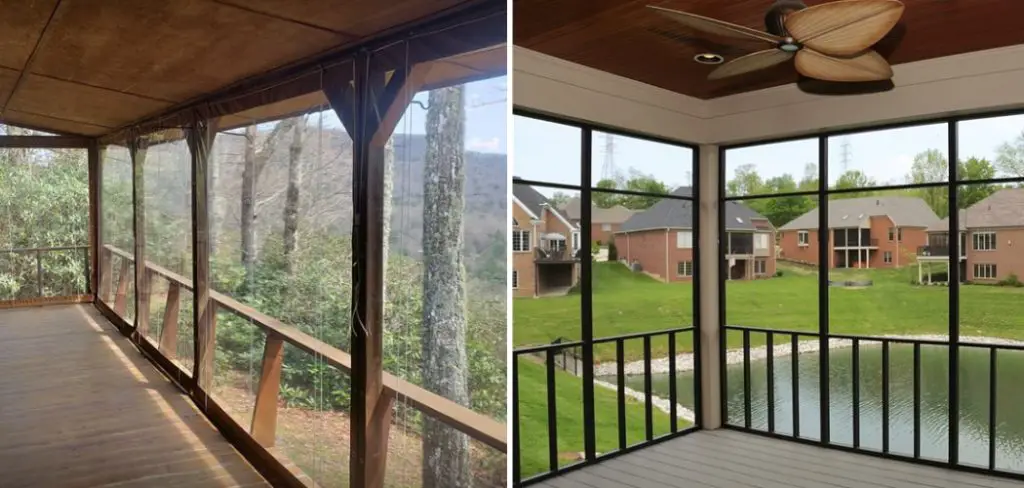 How to Winterize a Screened Porch