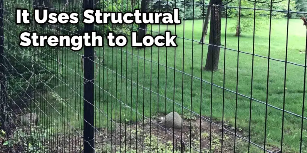 It Uses Structural Strength to Lock