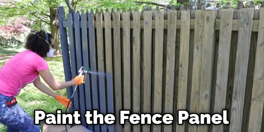 Paint the Fence Panel